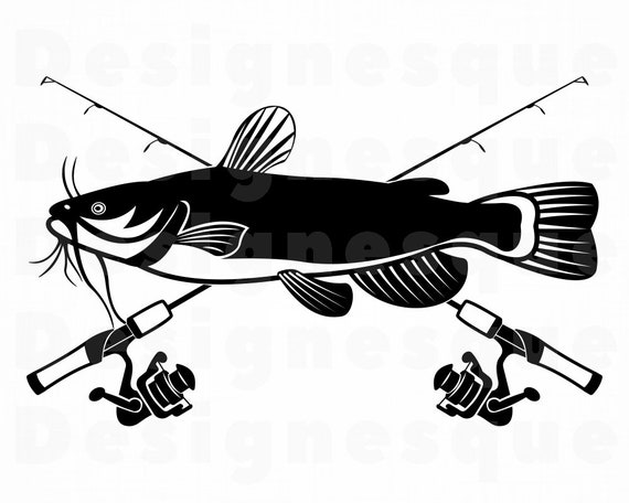 Download Catfish Fishing Svg Fishing Logo Svg Fish Svg Fishing Etsy