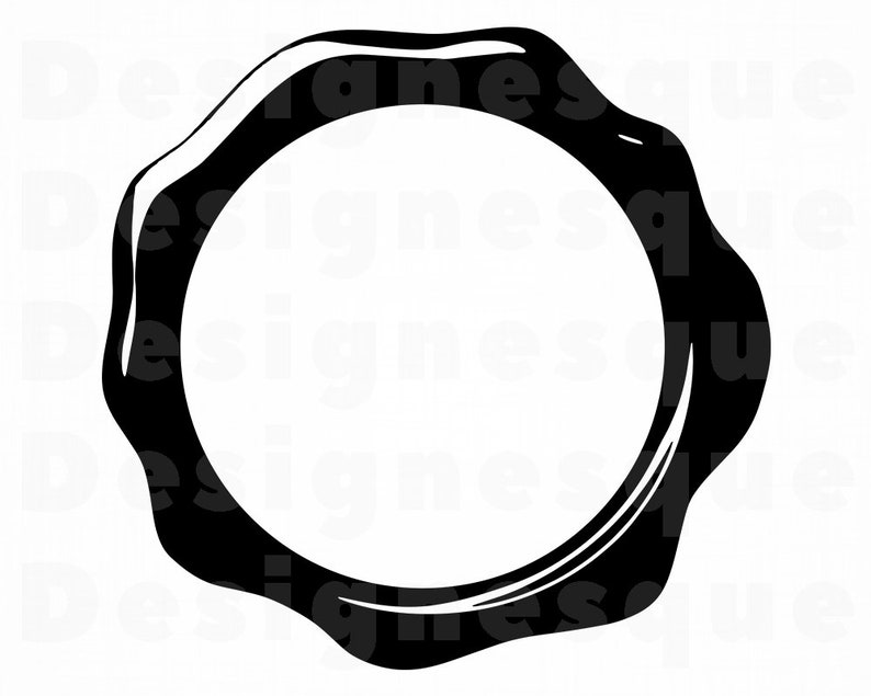 Wax Seal SVG Wax Seal Clipart Wax Seal Files for Cricut Wax Etsy