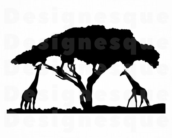Download Safari 2 Svg Giraffe Svg Safari Clipart Safari Files For Etsy