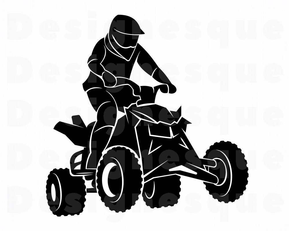 ATV #3 Svg, ATV Svg, 4 Wheeler Svg, Atv Motocross Svg, ATV Clipart, Atv Fil...