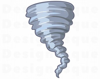 Tornado SVG, Twister SVG, Tornado Clipart, Tornado Cut Files For Silhouette, Tornado Files for Cricut, Tornado Dxf, Tornado Png, Eps, Vector