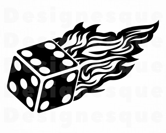 Download Flaming Dice 3 Svg Dice Svg Dice Clipart Dice Files For Etsy PSD Mockup Templates