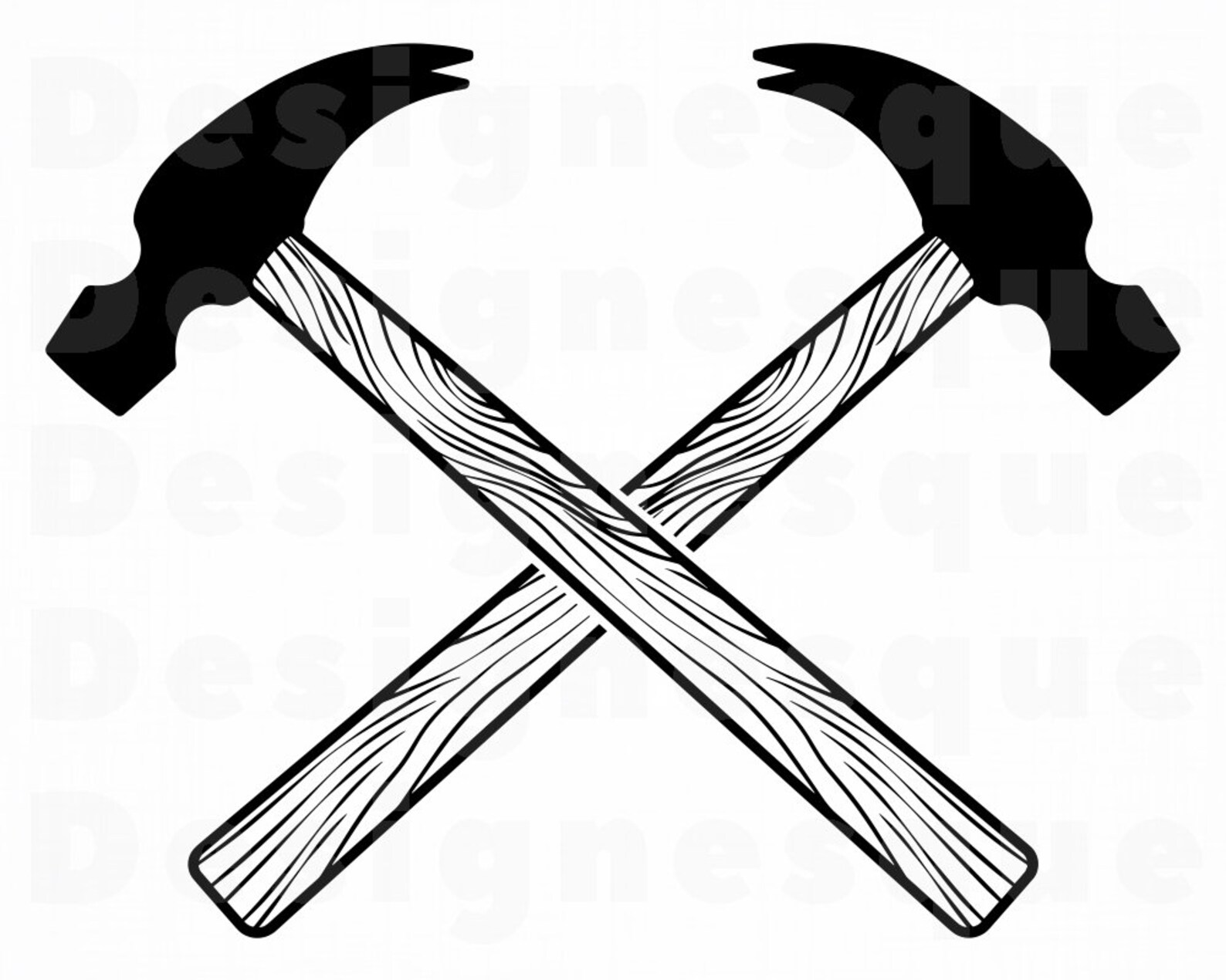 Hammer Logo SVG Hammer Svg Repair Svg Handyman Svg Hammer | Etsy