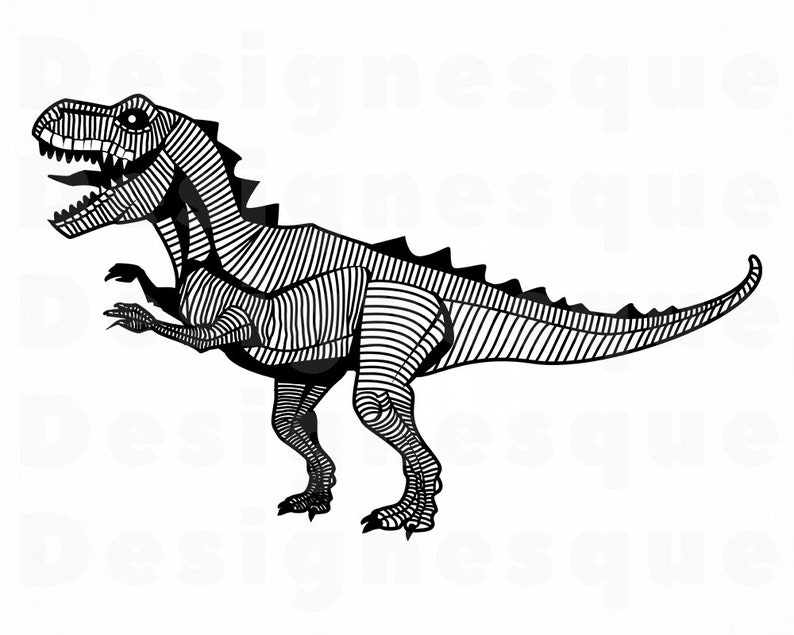 Download T-Rex 3 SVG T-Rex SVG Trex SVG Dinosaur Svg T-Rex | Etsy