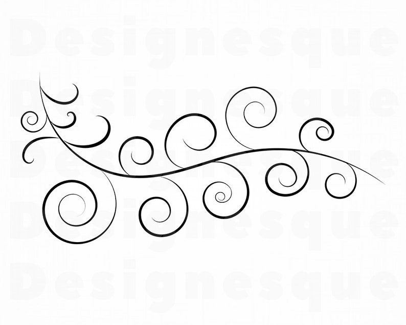 Download Decorative 2 SVG Decorative SVG Decorative Vine SVG | Etsy