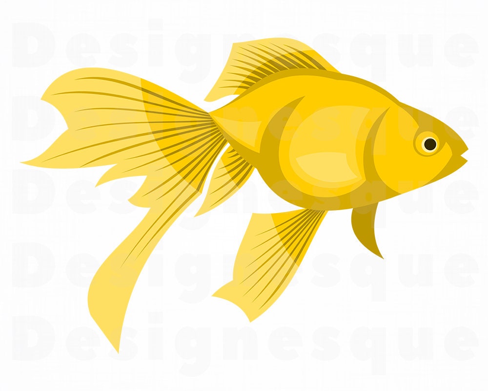 Download Gold Fish Svg Gold Fish Clipart Gold Fish Files For Cricut Etsy