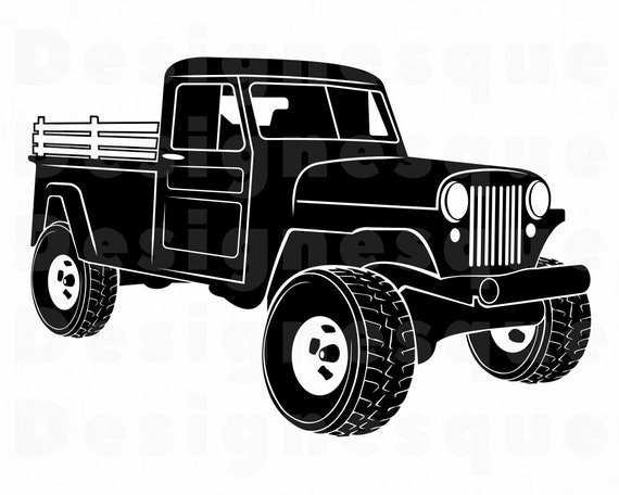 Download Retro Pickup Truck Svg Retro Truck Svg Retro Truck Clipart Etsy