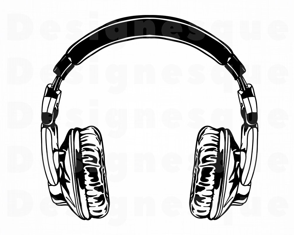 Headphones 2 SVG Headphones SVG Headset Svg Headphones Etsy