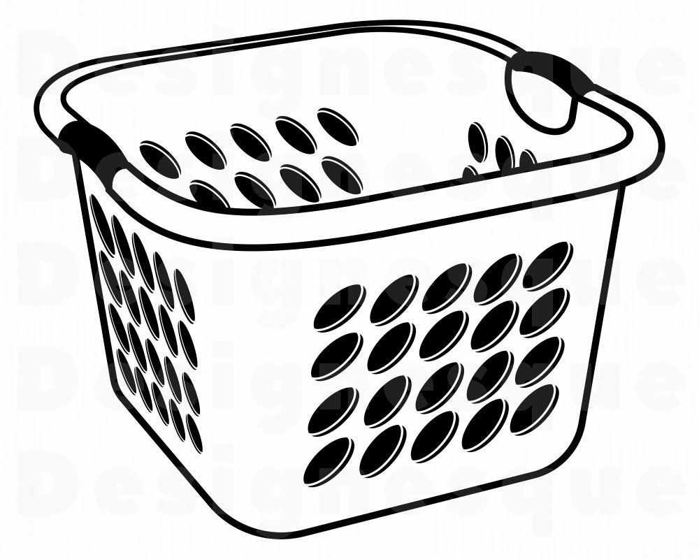 Laundry Basket SVG Laundry Svg Laundry Clipart Laundry | Etsy
