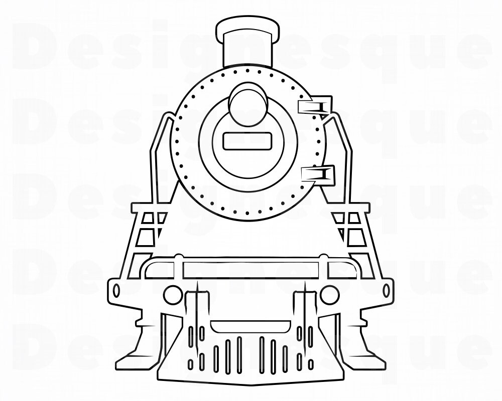 Train Outline Svg Train Svg Steam Engine Svg Etsy Canada