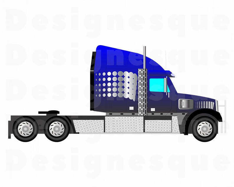 Truck Clipart Truck Dxf Truck Png Truck Files for Cricut Truck SVG 18 Wheeler SVG Truck Cut Files For Silhouette Truck Vector Eps