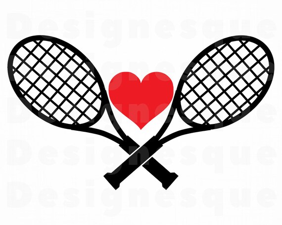 Love Tennis Svg Tennis Svg Love Tennis Clipart Love Tennis Etsy