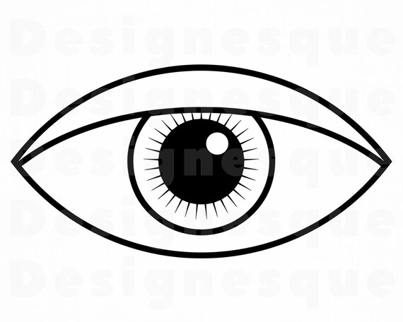 Eye 5 Svg Eye Svg Eyelid Svg Eyelash Svg Eye Clipart Eye Etsy