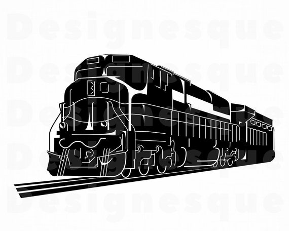 Download Train 17 SVG Train Svg Steam Engine Locomotive Train | Etsy
