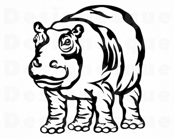 Download Baby Hippo Svg