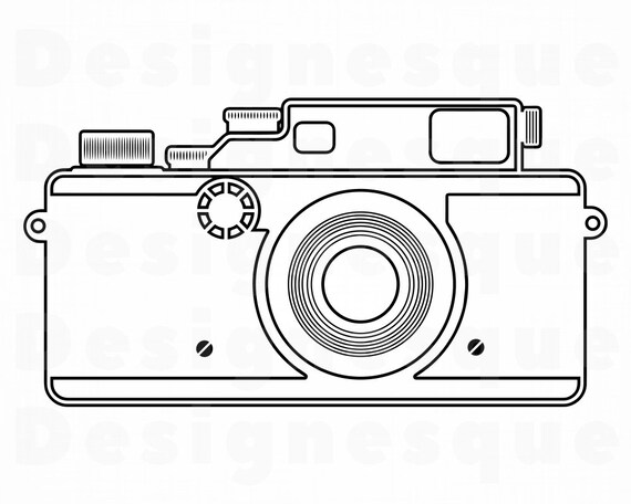 Download Retro Camera Outline Svg Vintage Camera Svg Camera Svg Etsy