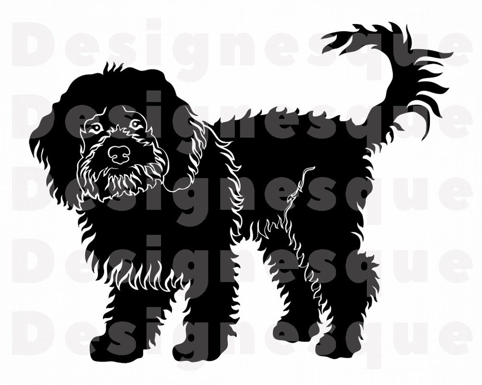 Cockapoo SVG Dog Svg Cockapoo Clipart Cockapoo Files for | Etsy