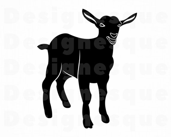 Download Farm Animal Svg Goat Silhouette Goat Cut Files
