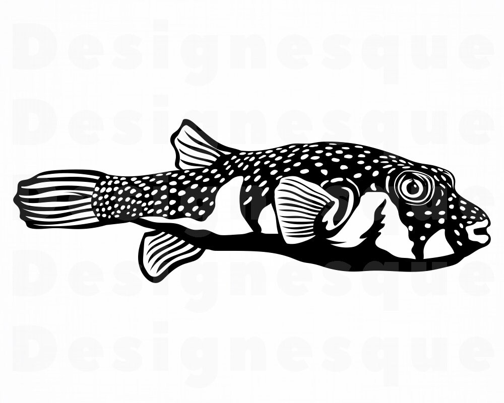 Download Puffer Fish 4 Svg Puffer Fish Svg Fish Svg Puffer Fish Etsy