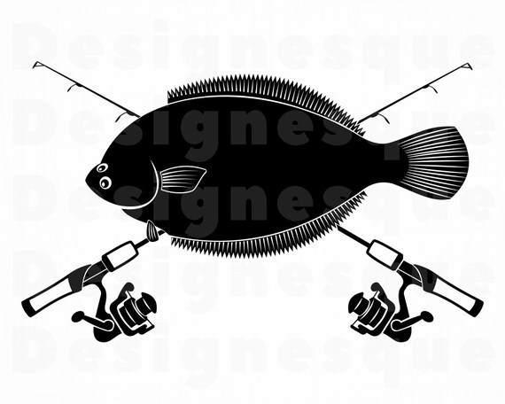 Download Flounder Fishing Svg Fishing Logo Svg Fish Svg Fishing Etsy