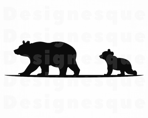Download Mama Bear Svg Bear Svg Baby Bear Svg Mama Bear Clipart Etsy