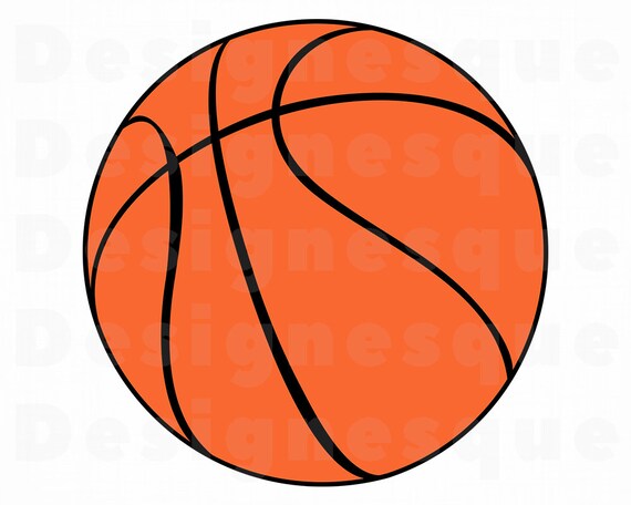 Download Basketball Clipart Basketball Svg Basketball Files For Etsy
