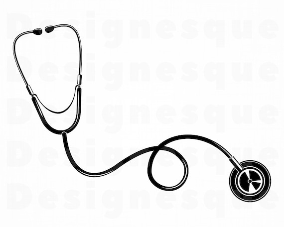 Download Stethoscope 2 Svg Stethoscope Clipart Stethoscope Files For Etsy