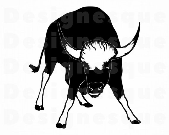 Angry Bull Svg Bull Svg Ox Svg Cattle Svg Bull Clipart Etsy