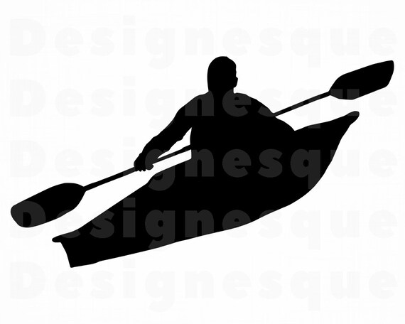 Download Kayaking Silhouette Svg Kayaking SVG Kayaking Clipart | Etsy