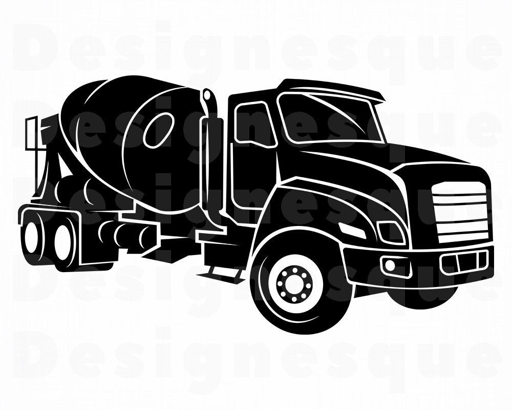 Free Free 195 Front Discharge Concrete Truck Svg SVG PNG EPS DXF File