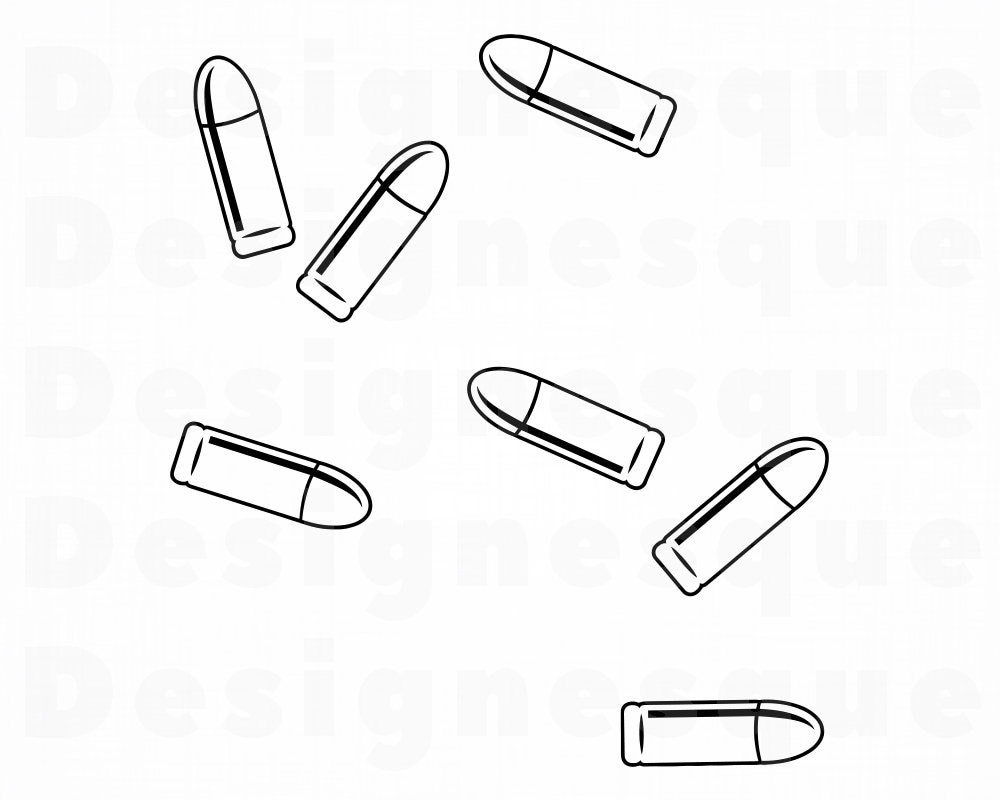 Bullets Outline 2 SVG Bullets SVG Bullets Clipart Bullets Etsy