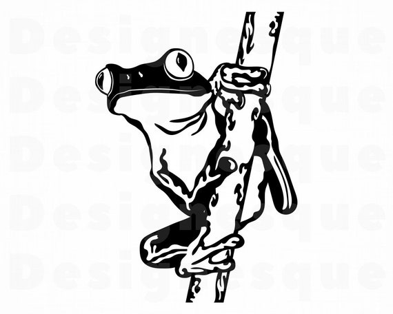 Download Tree Frog SVG Frog Svg Tree Frog Clipart Frog Files for | Etsy