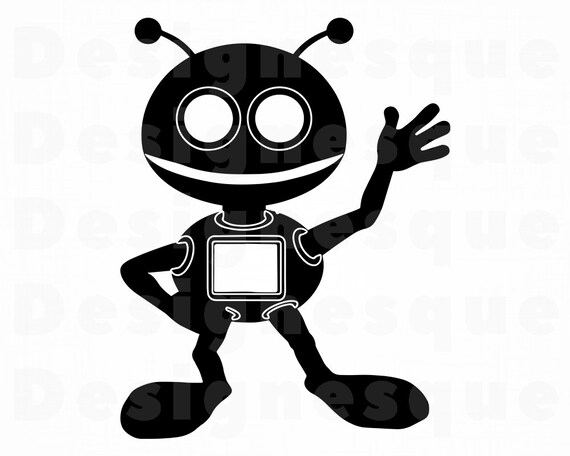 Download Robot 5 SVG Robot SVG Alien Svg Robot Clipart Robot Files ...