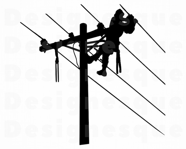 Lineman SVG Lineworker Svg Lineman Clipart Lineman Files Etsy