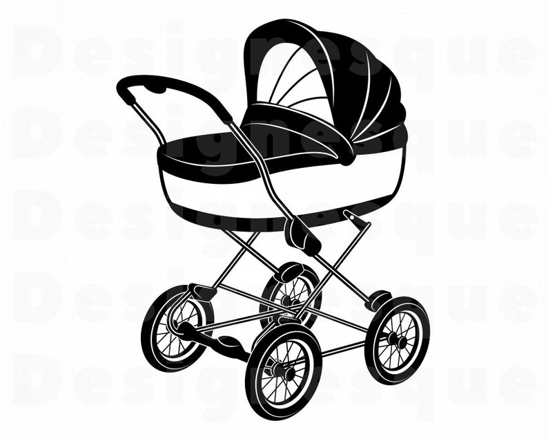 Download Stroller Svg Stroller Carriage Svg Baby Carriage SVG | Etsy