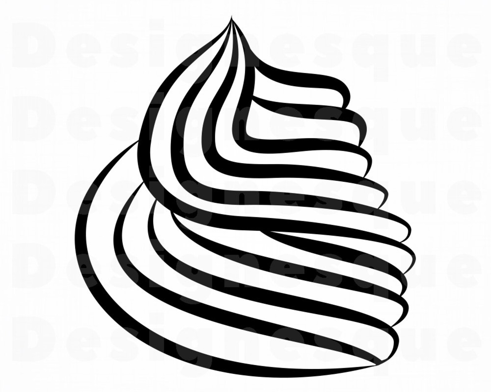 Whipped Cream SVG Ice Cream Svg Cream Svg Whipped Cream Etsy