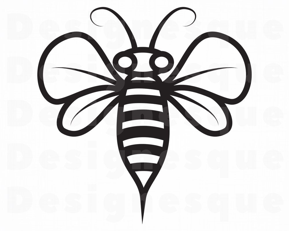 Download Bee 9 SVG Bee Svg Queen Bee Svg Honey Svg Bee Clipart | Etsy