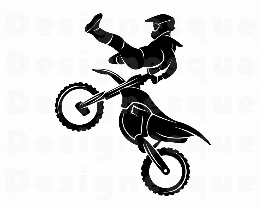 Freestyle Motocross 3 SVG Dirt Bike Svg Stunt Bike Svg Etsy