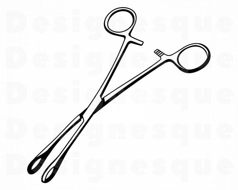 Sponge Forceps SVG Operation Svg Surgeon Svg Doctor Svg Etsy