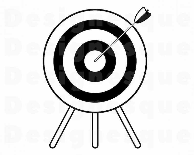 Archery 2 SVG Archery Svg Archery Target SVG Bullseye Svg | Etsy