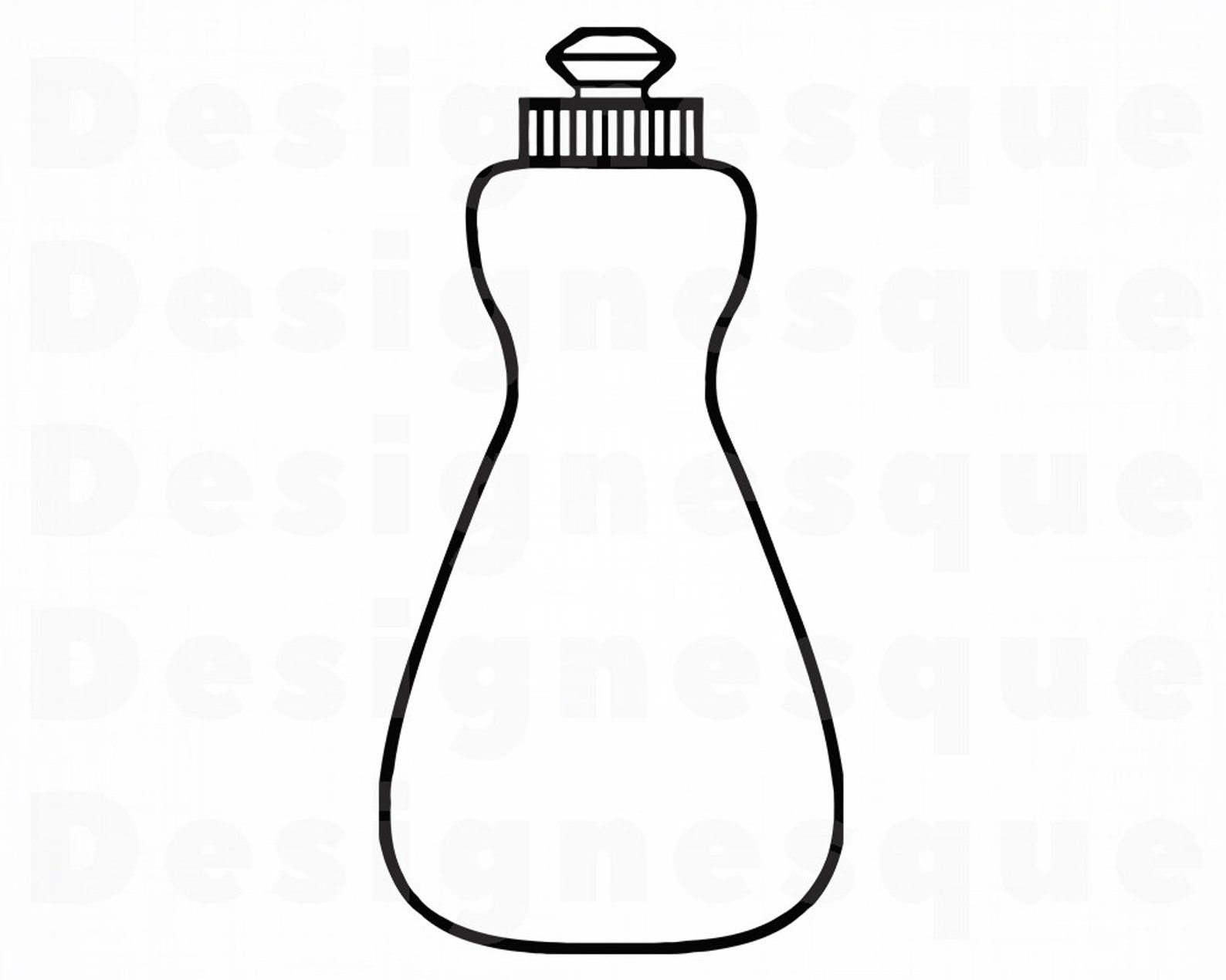 Dish Soap Bottle SVG Dish Soap Svg Dish Soap Clipart Dish Etsy