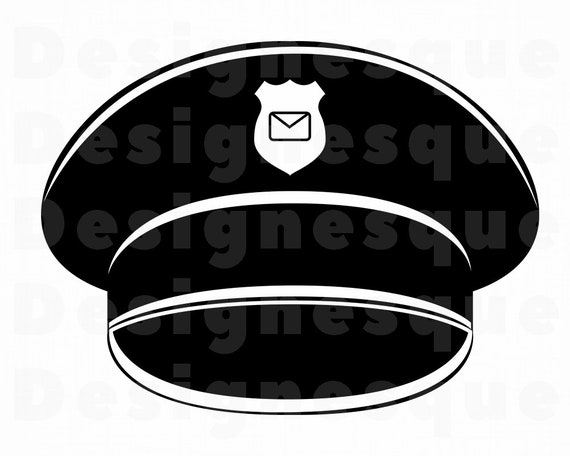 Mailman Hat SVG Postman Hat Svg Mail Svg Mailman Hat | Etsy