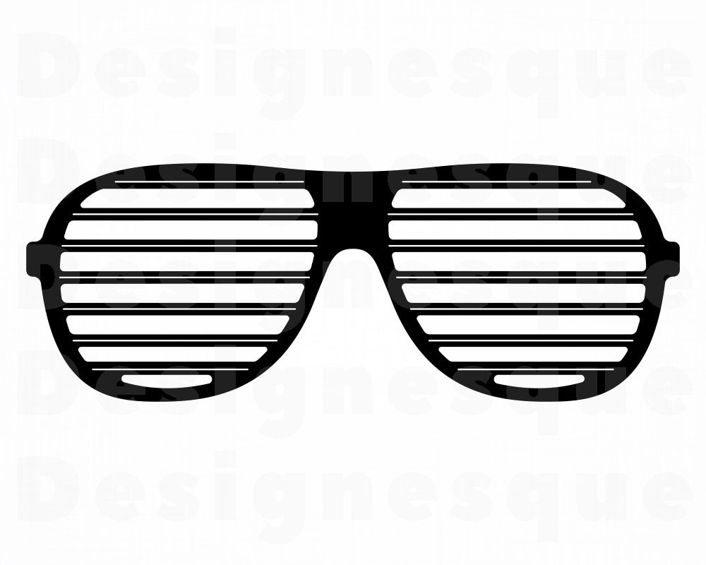 Striped Sunglasses SVG Sunglasses Svg Sunglasses Clipart | Etsy