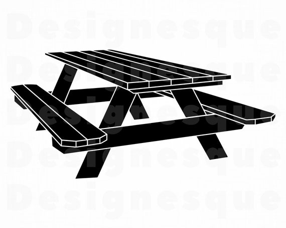Picnic Table 2 Svg Picnic Table Svg Picnic Svg Bbq Svg Etsy