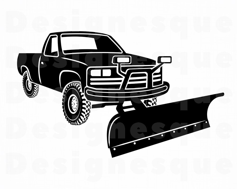 Snow Truck 3 SVG Snowplow SVG Snow Svg Winter Svg Snow Etsy
