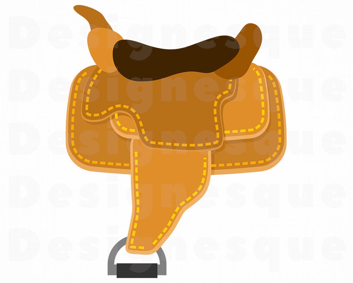 Horse Saddle SVG Horse Tack SVG Western Tack Svg Horse Etsy