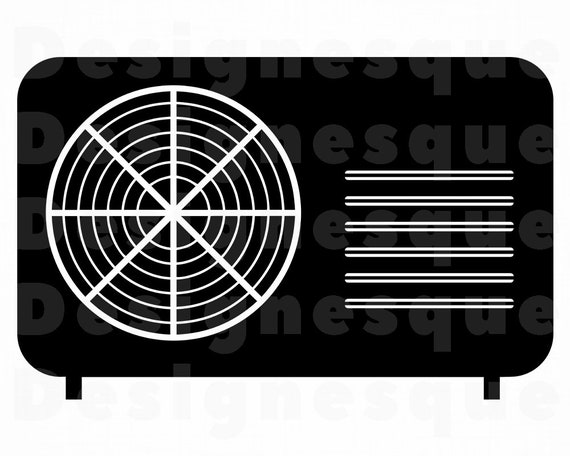 Central Air Conditioner Svg Air Conditioner Svg Central Ac Etsy