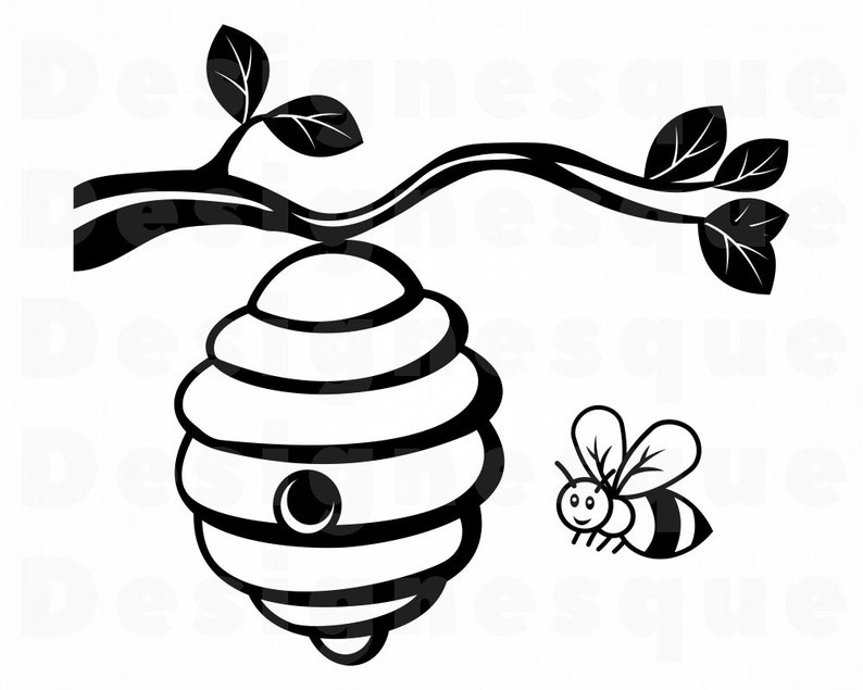 Download Beehive SVG Honey Svg Bee Svg Beehive Clipart Beehive | Etsy