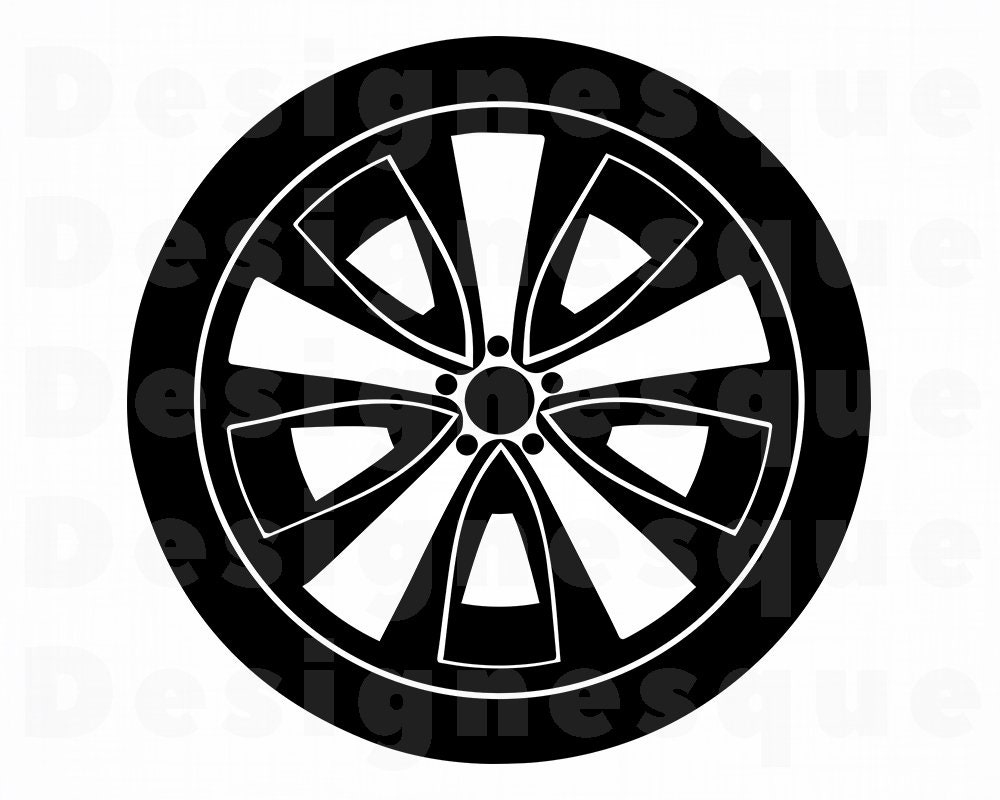 Wheel 4 Svg Wheel Svg Car Tire Svg Wheel Clipart Wheel Etsy