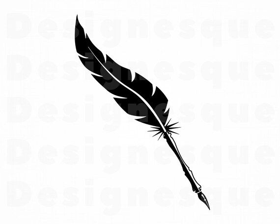 Download Quill SVG Quill Pen Svg Feather Svg Writing Svg Quill | Etsy